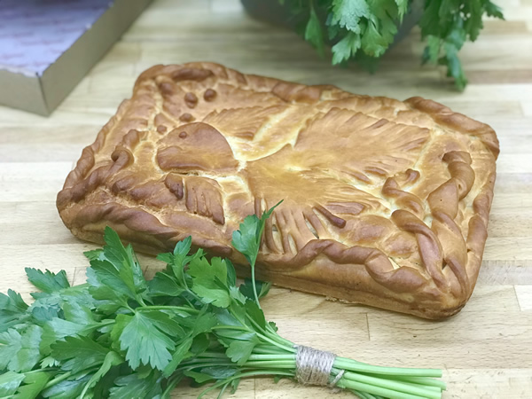 с горбушей и овощами